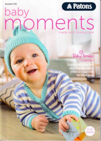 PATONS BABY MOMENTS KNITTING BOOK 001