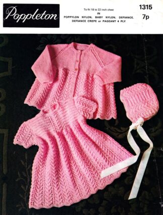 POPPLETON 1315 VINTAGE KNITTING PATTERN