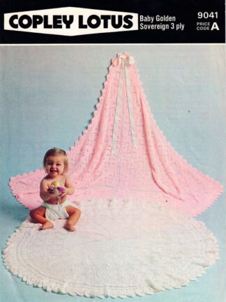 COPLEY LOTUS 9041 VINTAGE KNITTING PATTERN