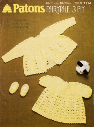 PATONS 7174 VINTAGE CROCHET PATTERN