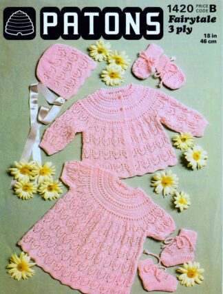 PATONS 1420 VINTAGE KNITTING PATTERN