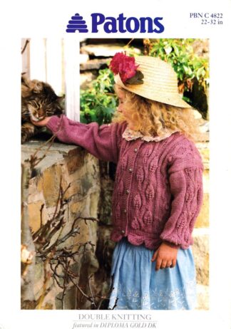 PATONS 4822 KNITTING PATTERN