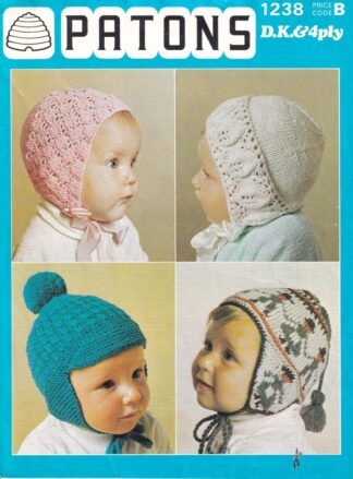 PATONS 1238 KNITTING PATTERN