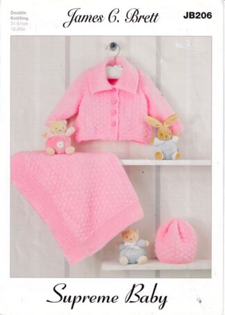 JAMES C. BRETT JB206 KNITTING PATTERN