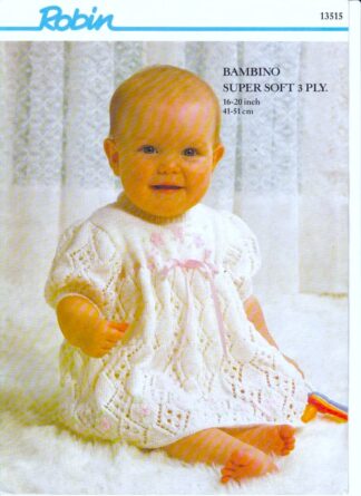 ROBIN 13515 VINTAGE KNITTING PATTERN