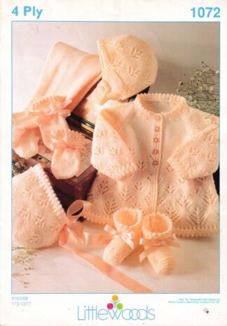 LITTLEWOODS 1072 KNITTING PATTERN