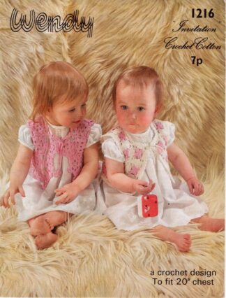 WENDY 1216 VINTAGE CROCHET PATTERN