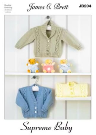 JAMES C. BRETT JB204 KNITTING PATTERN