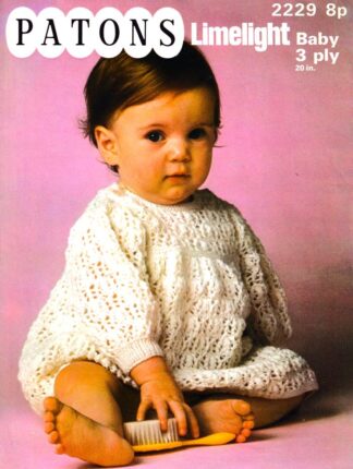 PATONS 2229 VINTAGE KNITTING PATTERN
