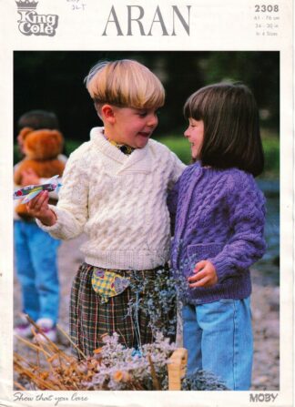 KING COLE 2306 KNITTING PATTERN