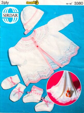 SIRDAR 3380 VINTAGE KNITTING PATTERN
