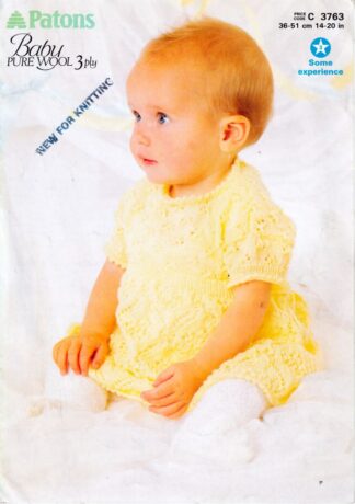 PATONS 3763 KNITTING PATTERN