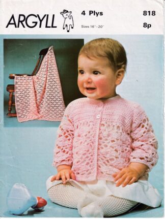 ARGYLL 818 VINTAGE CROCHET PATTERN