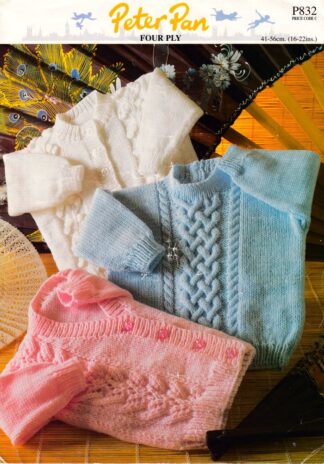 PETER PAN P832 KNITTING PATTERN