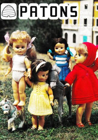 PATONS 1371 DOLL KNITTING PATTERN