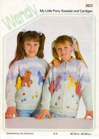 WENDY 2823 VINTAGE KNITTING PATTERN