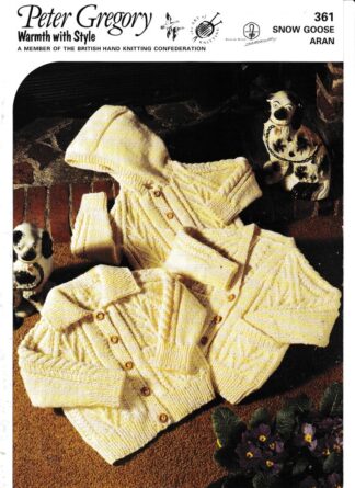 PETER GREGORY 361 KNITTING PATTERN