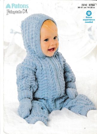 PATONS 3756 KNITTING PATTERN