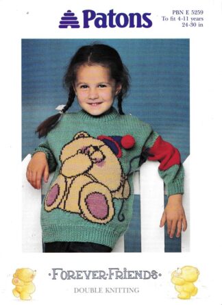 PATONS 5259 KNITTING PATTERN