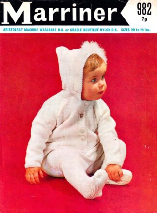 MARRINER 982 VINTAGE KNITTING PATTERN
