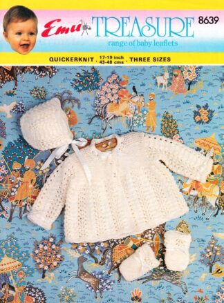 EMU 8639 VINTAGE KNITTING PATTERN