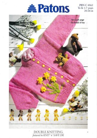 PATONS 4963 KNITTING PATTERN