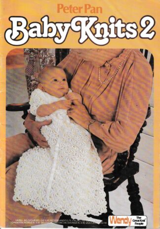 PETER PAN BABY KNITS 2 VINTAGE PATTERN BOOK