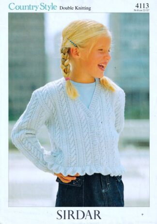 SIRDAR 4113 KNITTING PATTERN