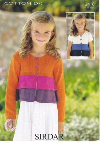 SIRDAR 2416 KNITTING PATTERN
