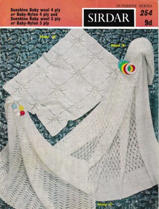 SIRDAR 254 VINTAGE KNITTING PATTERN