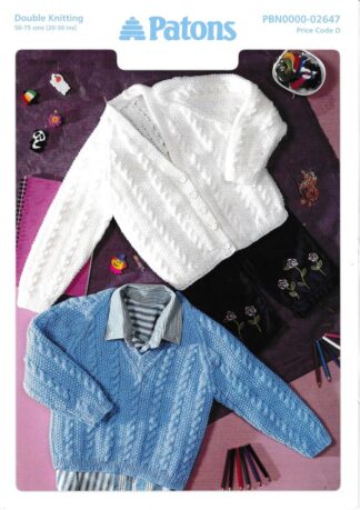 PATONS 4164 KNITTING PATTERN (Copy)