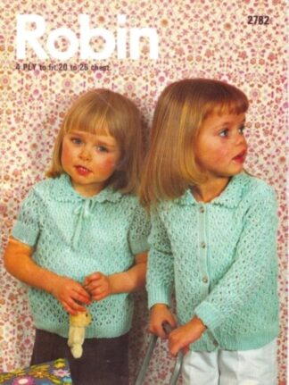 ROBIN 2782 VINTAGE KNITTING PATTERN