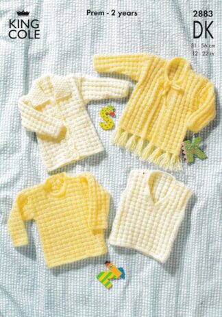 KING COLE 2883 NEW KNITTING PATTERN