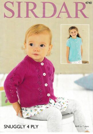 SIRDAR 4740 KNITTING PATTERN
