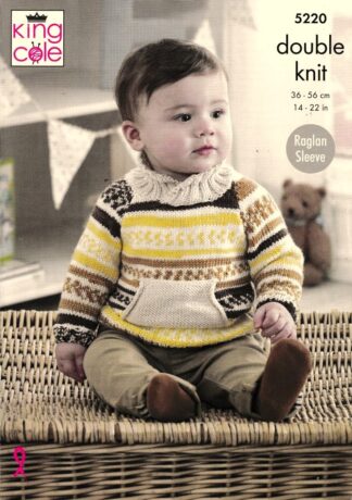 KING COLE 5220 NEW KNITTING PATTERN