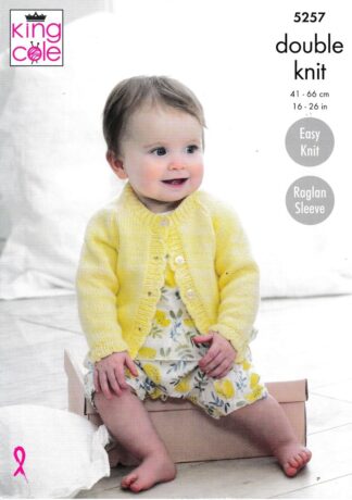 KING COLE 5257 KNITTING PATTERN
