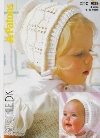 PATONS 8228 KNITTING PATTERN