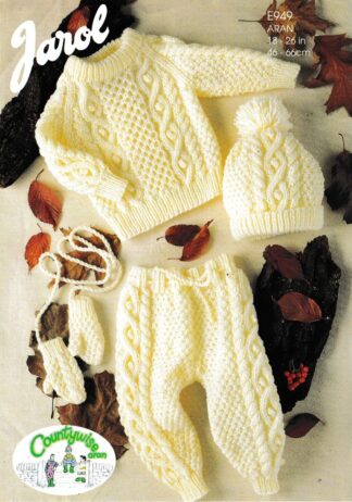 JAROL E949 KNITTING PATTERN