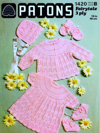 PATONS 1420 VINTAGE KNITTING PATTERN