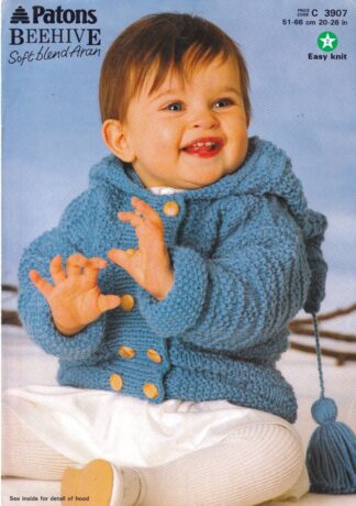 PATONS 3907 KNITTING PATTERN