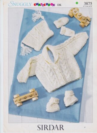 SIRDAR 3875 KNITTING PATTERN