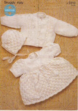 SIRDAR 3310 KNITTING PATTERN