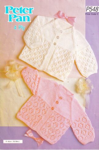 PETER PAN P548 KNITTING PATTERN