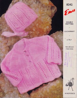 EMU 8242 VINTAGE KNITTING PATTERN