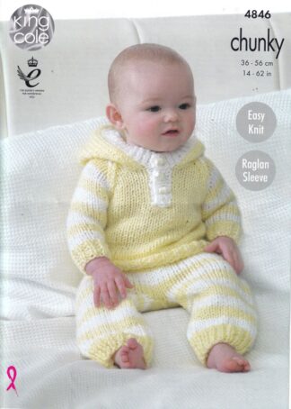 KING COLE 4846 KNITTING PATTERN