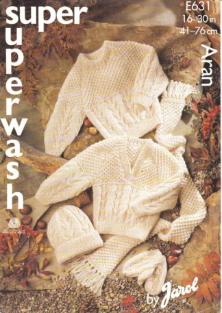 JAROL E631 KNITTING PATTERN