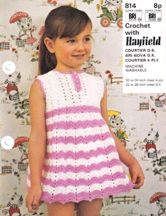 HAYFIELD 814 VINTAGE CROCHET PATTERN