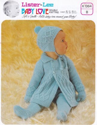 LISTER LEE K1364 VINTAGE KNITTING PATTERN