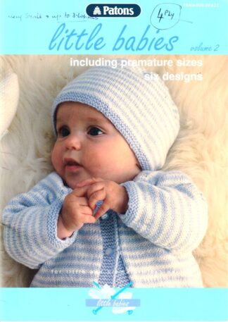 PATONS  LITTLE BABIES KNITTING BOOK 425 TINY/PREMATURE BABIES +