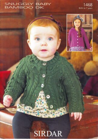 SIRDAR 1468 KNITTING PATTERN